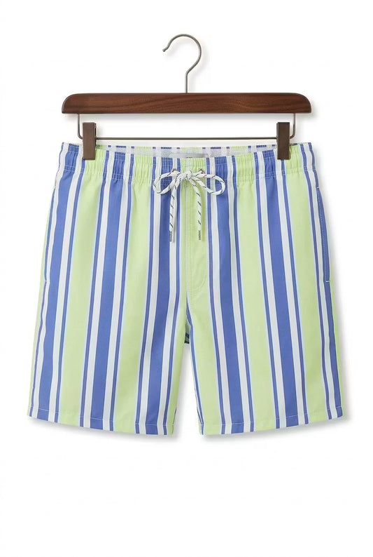 Seaside Stripe Swim Shorts