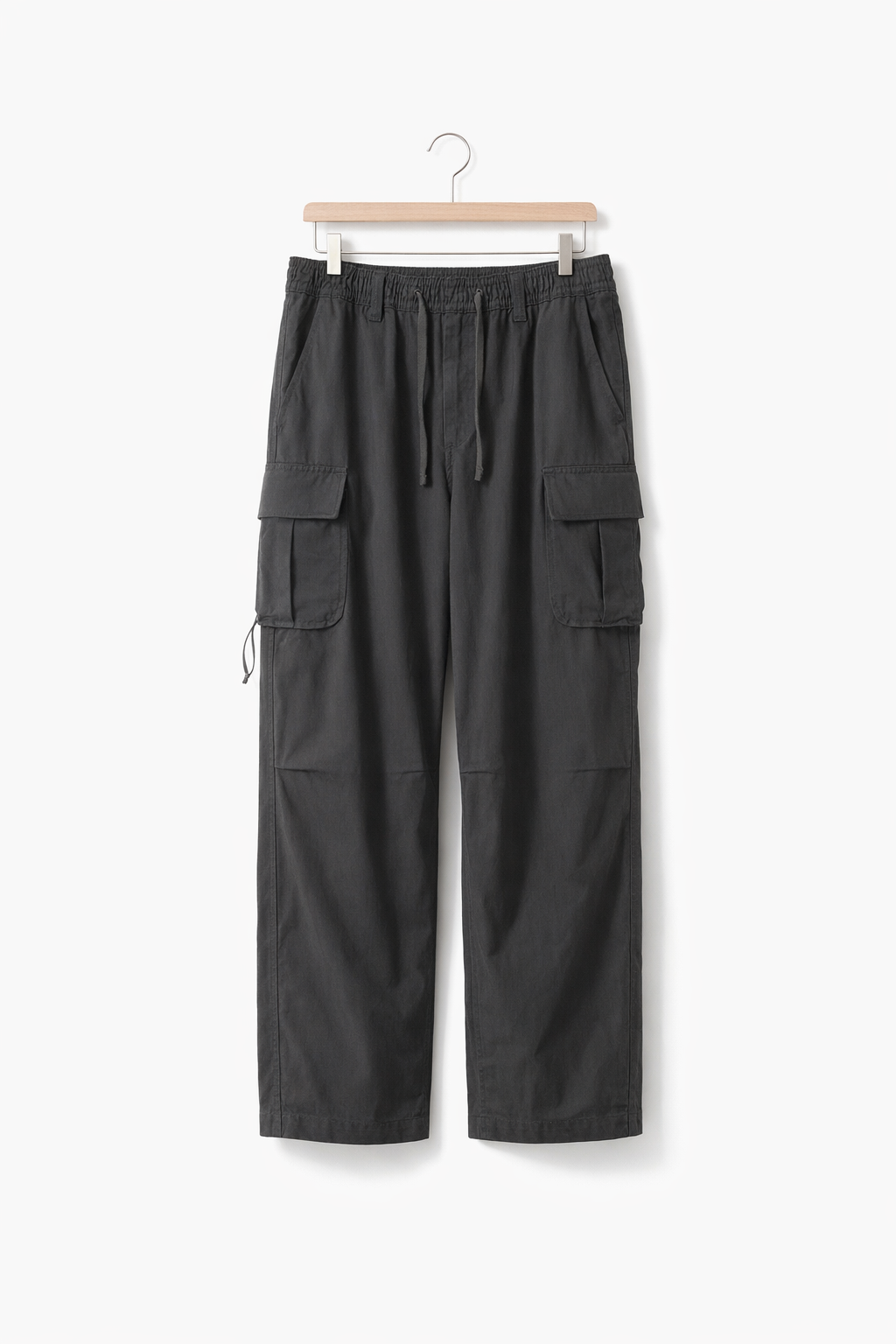 Utility Wide-Leg Cargo Trousers