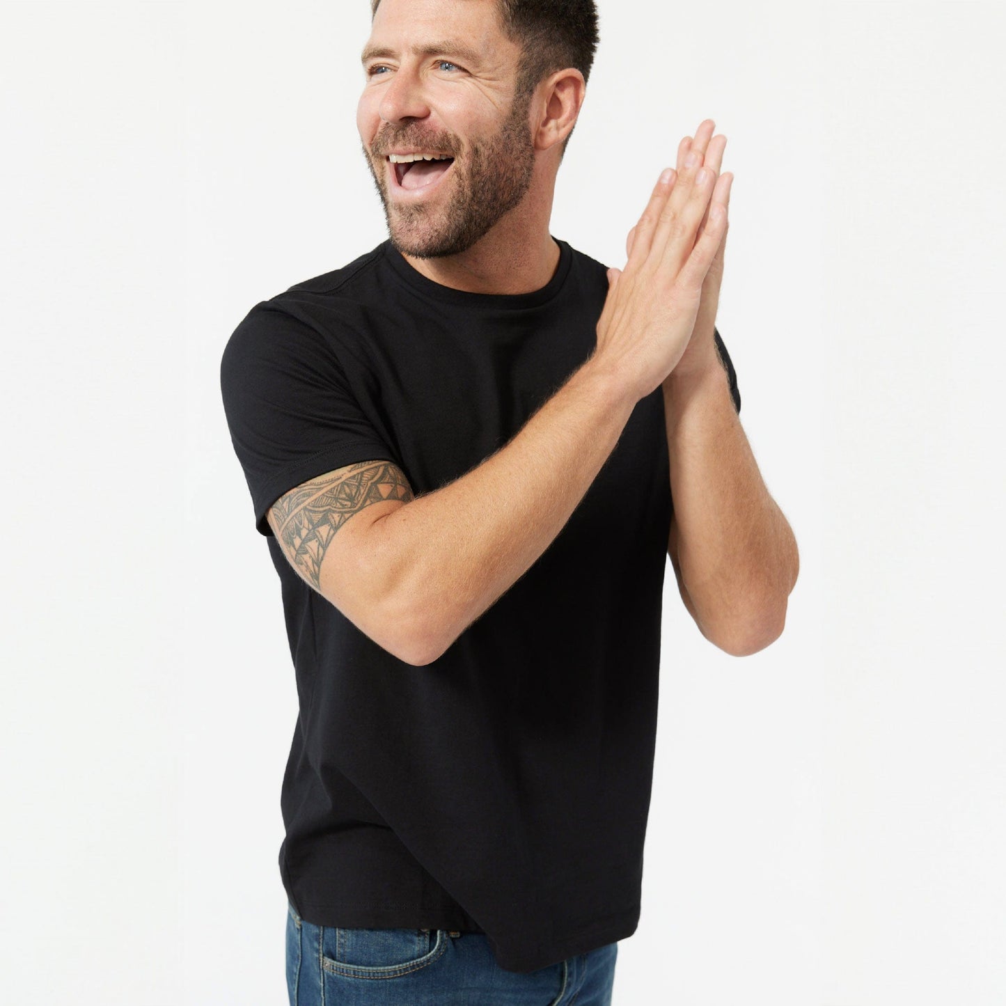 Essential Black Crew Neck T-Shirt