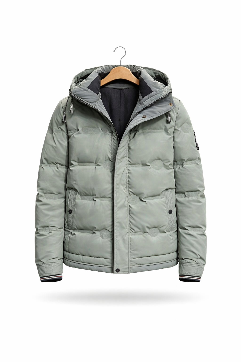 Short Men’s Polyester Puffer