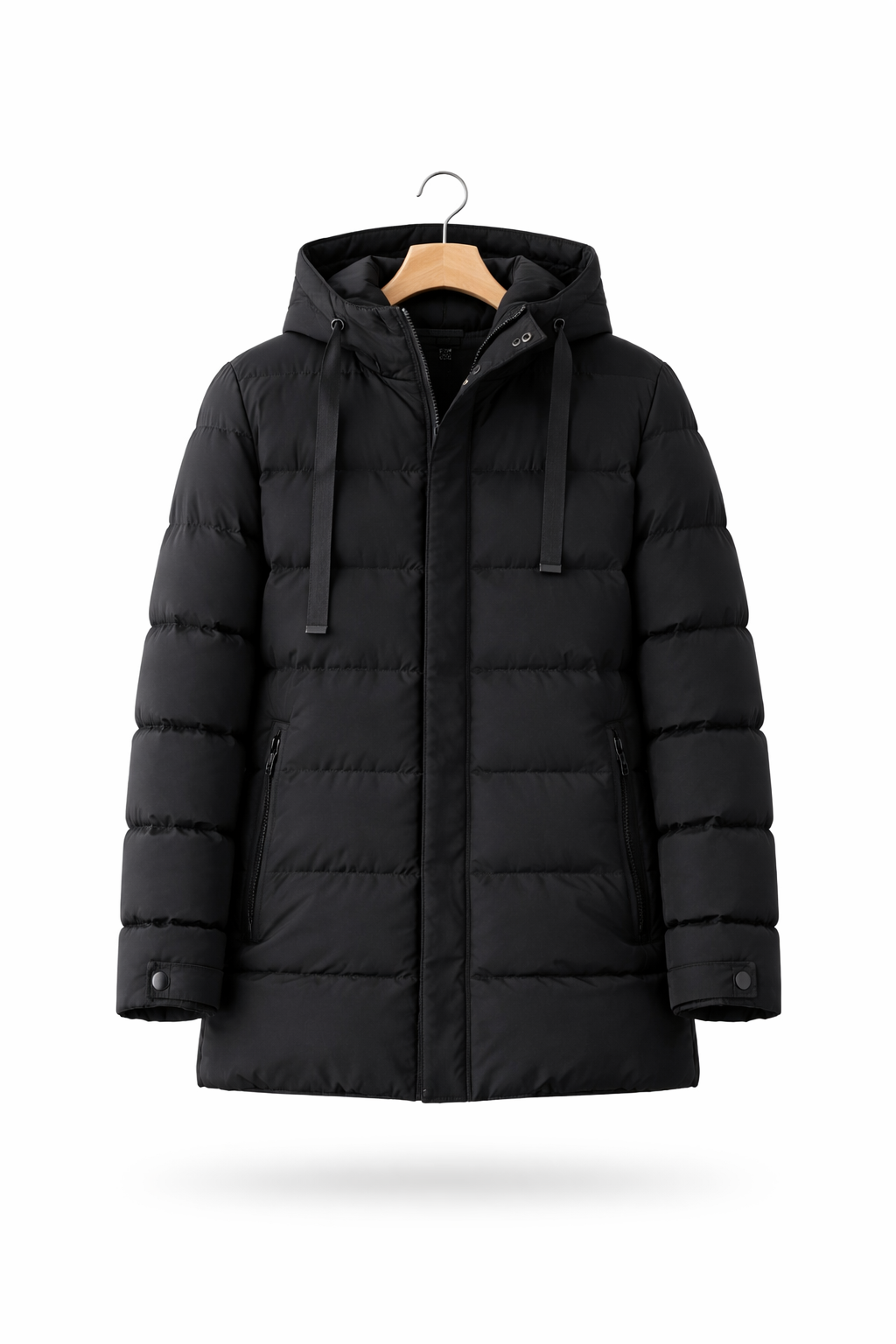 Long Men's Puffer Jacket