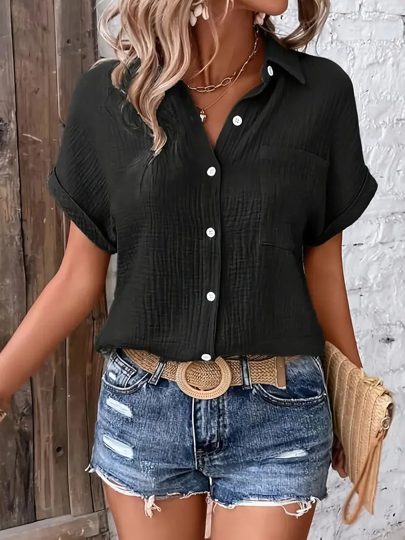 The Button-Up Blouse for Women