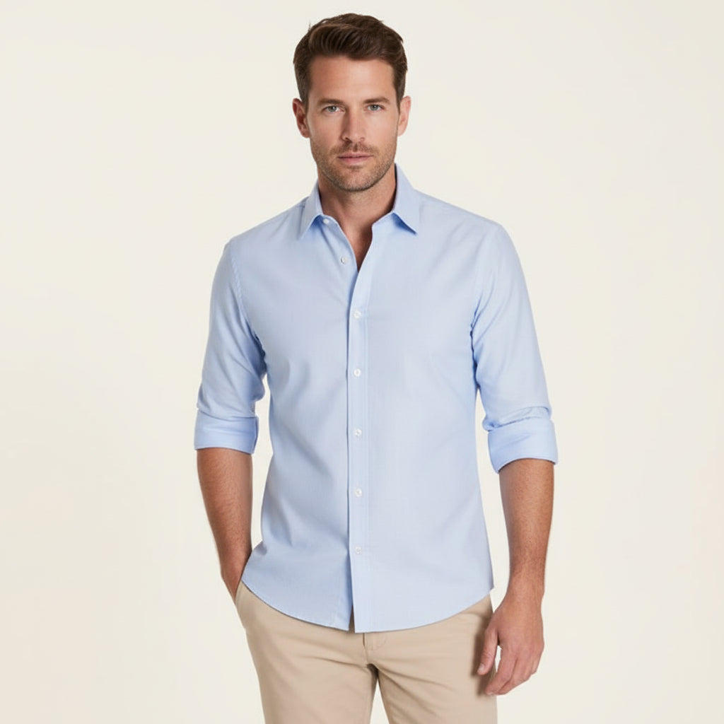 Lightweight Light Blue Button Shirt