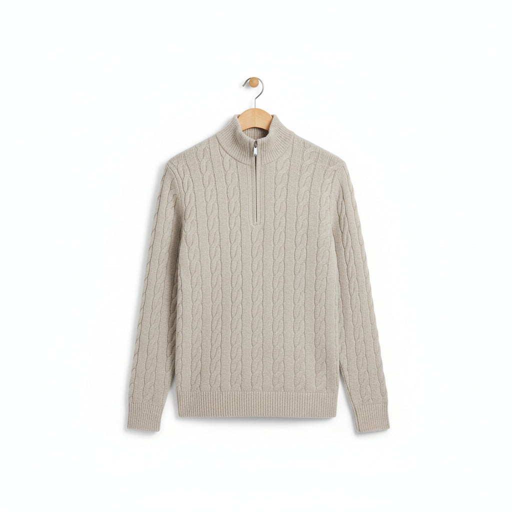 Ridgeway Cable Quarter Zip
