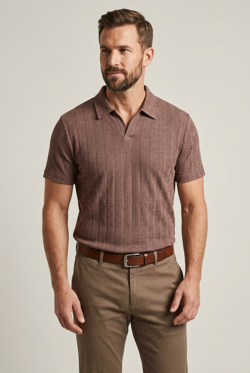 Crosby Textured Knit Polo