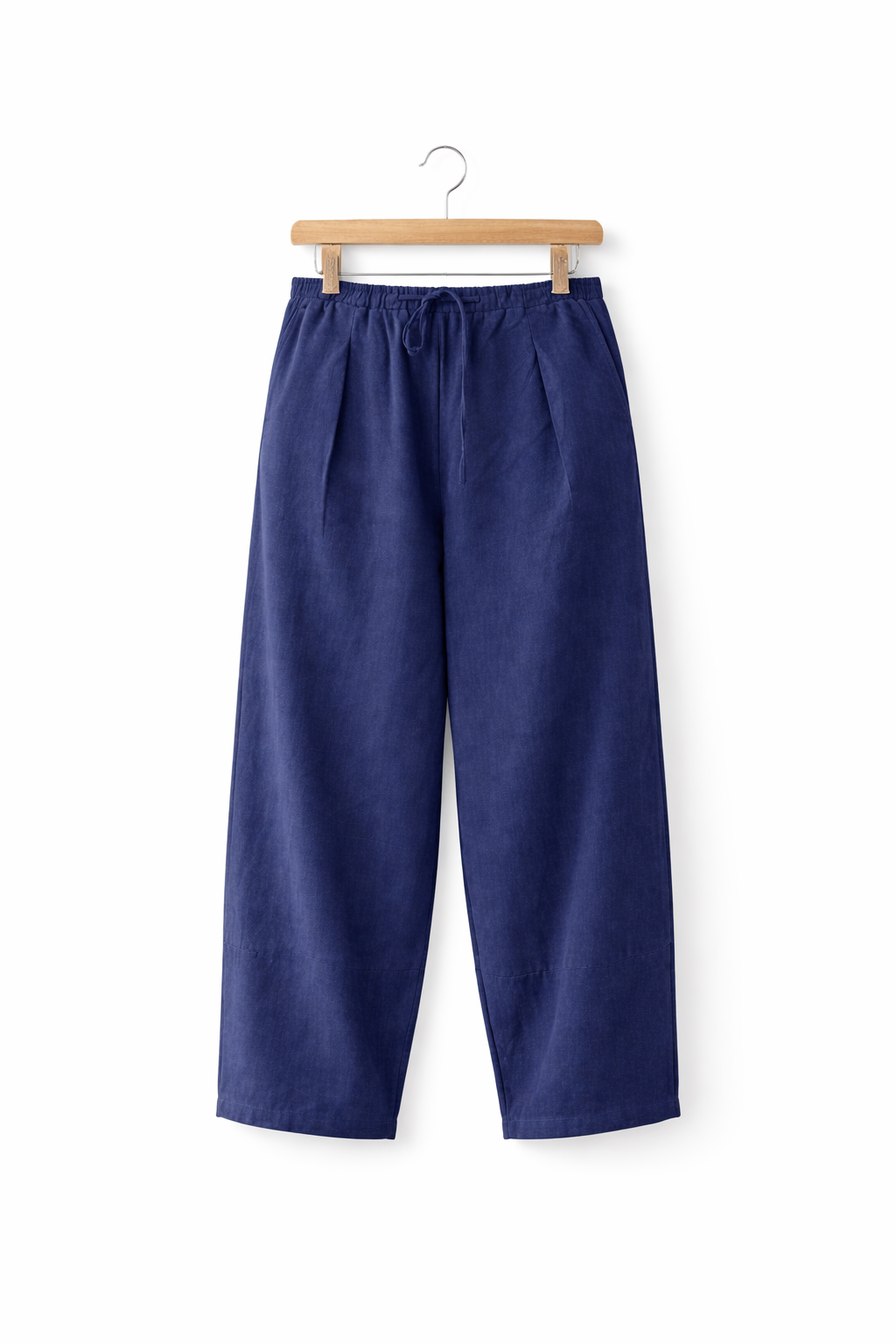 Men’s Home Lounge Pants with Drawstring Waist and Wide Leg