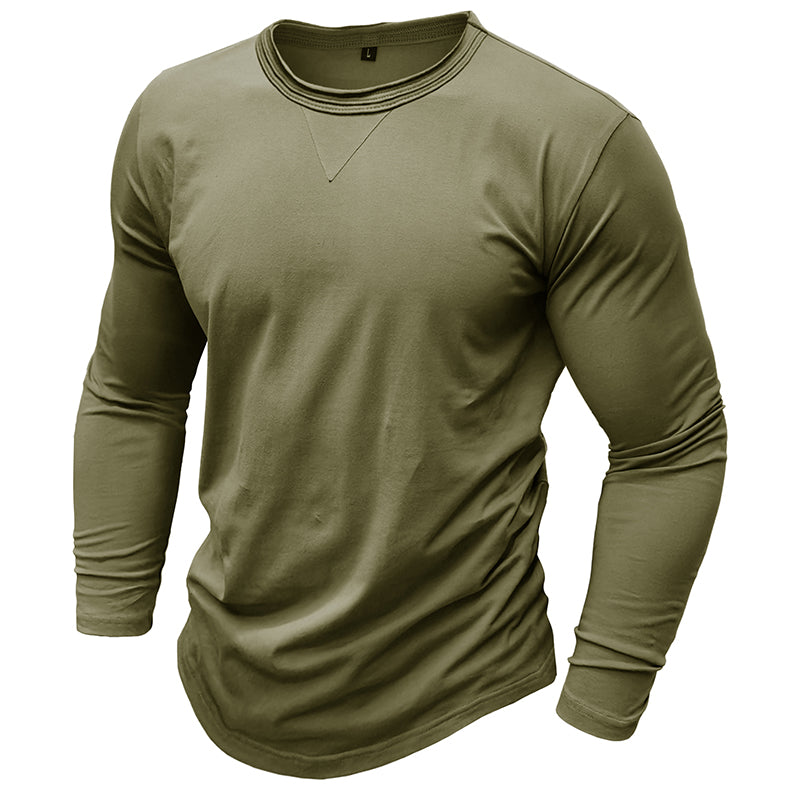 Men’s Long Sleeve Crew Neck Shirt