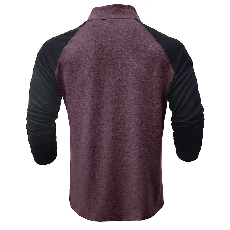 Men’s Quarter Zip Long Sleeve Top