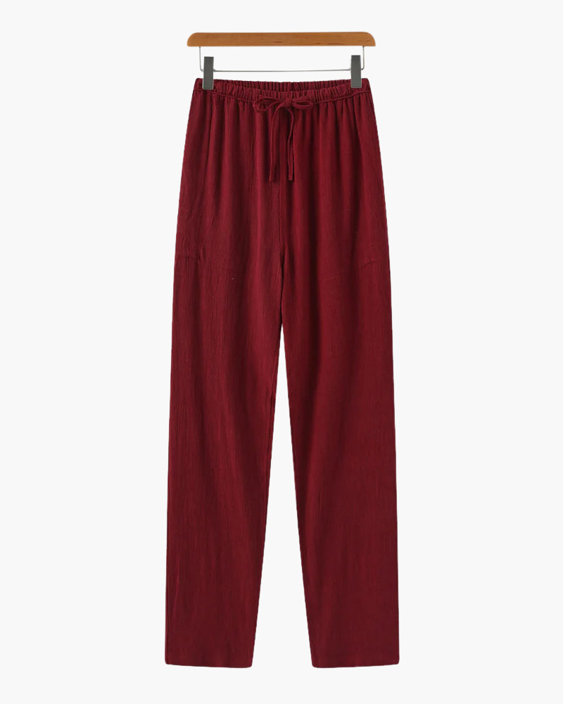Men’s Soft Lounge Pants With Elastic Waist Drawstring