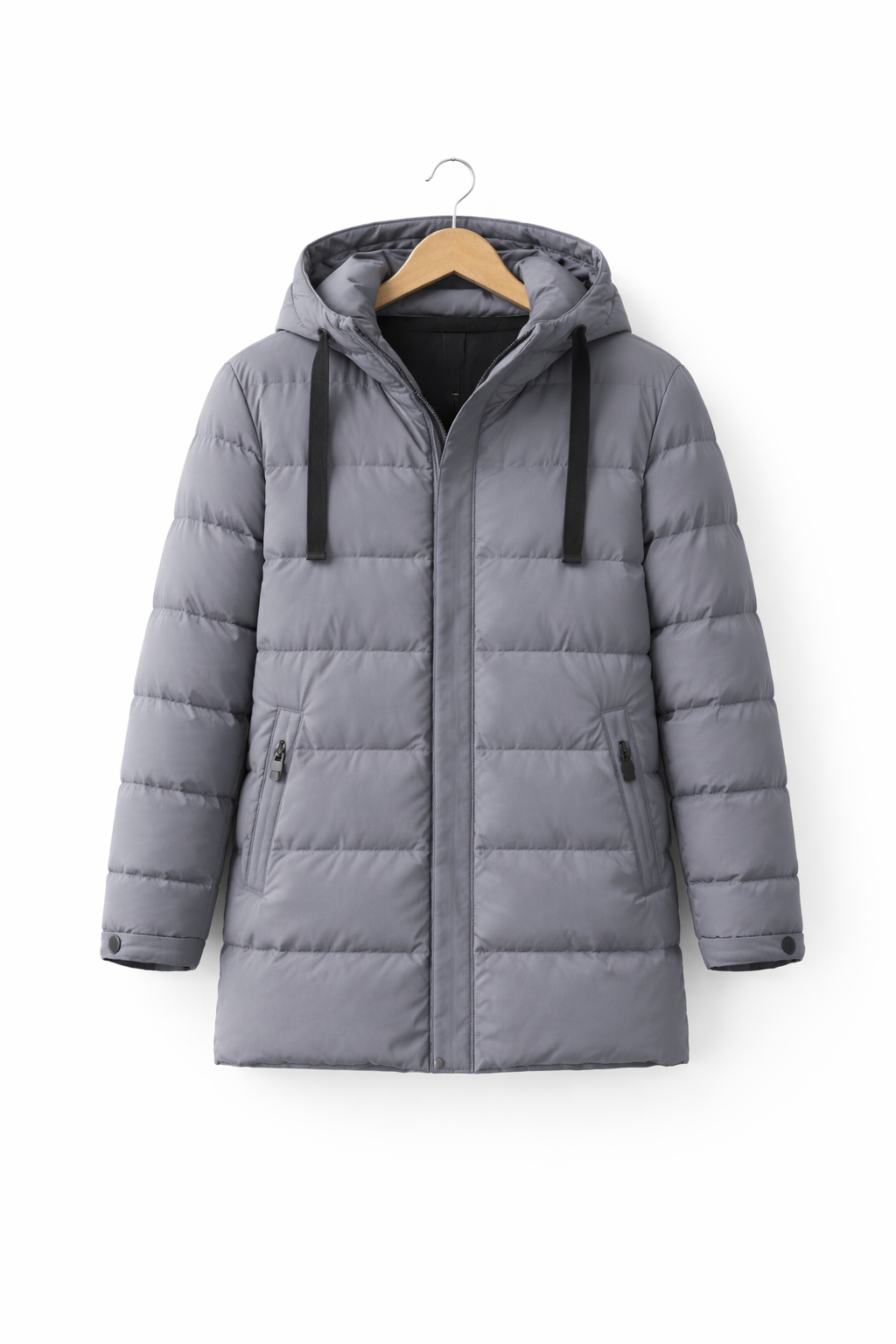 Long Men's Puffer Jacket