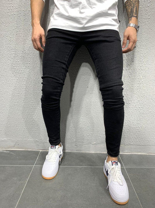 Black Slim Fit Stretch Jeans