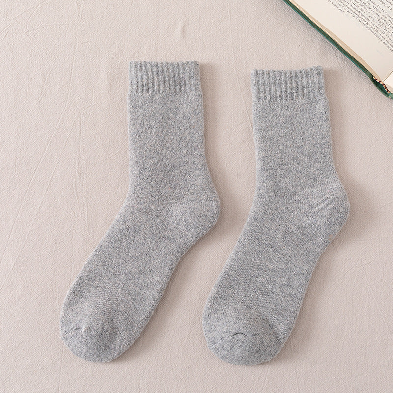 Men’s Fleece Lined Wool Crew Socks