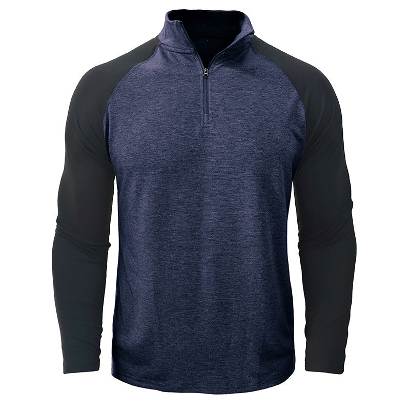 Men’s Quarter Zip Long Sleeve Top