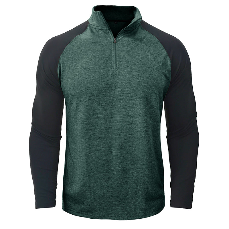 Men’s Quarter Zip Long Sleeve Top
