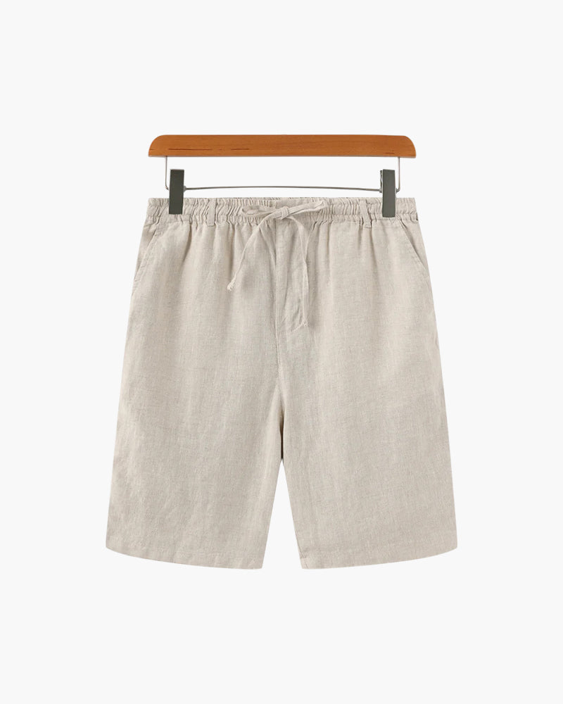 Men’s Soft Lounge Shorts With Elastic Waist Drawstring And Relaxed Fit