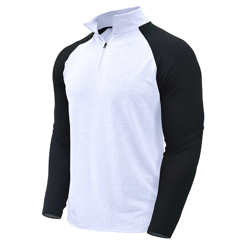 Men’s Quarter Zip Long Sleeve Top