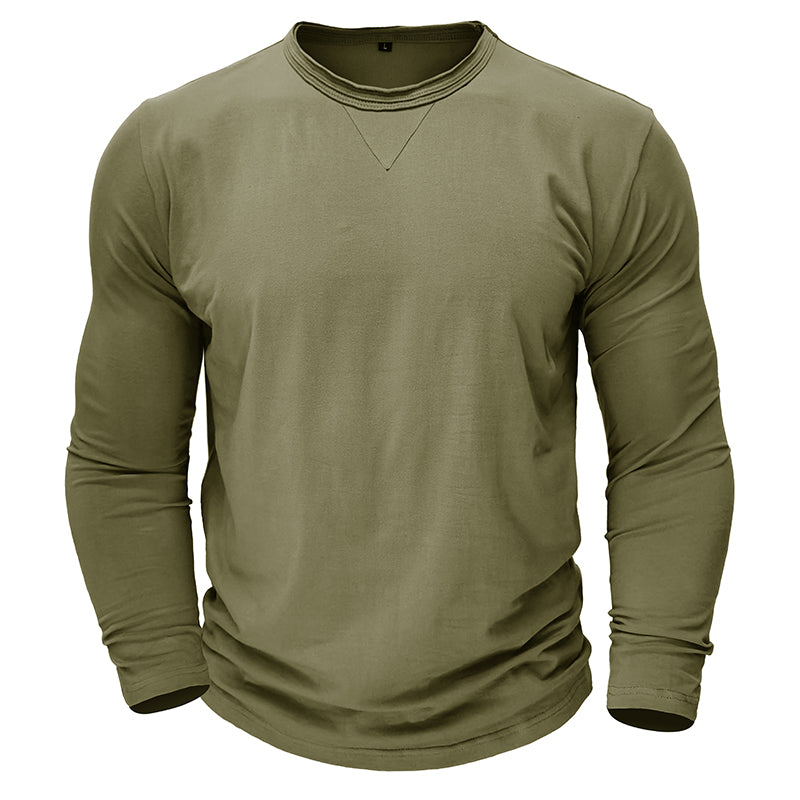 Men’s Long Sleeve Crew Neck Shirt