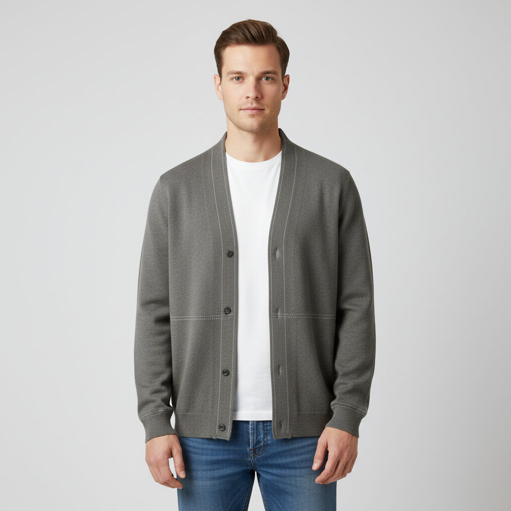 Open Front Knit Cardigan