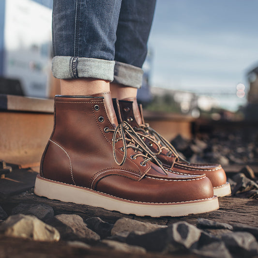 Summit werkschoenen met mocassintip