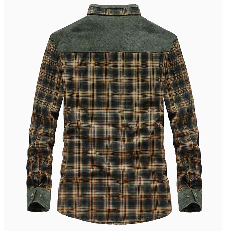Men’s Plaid Button Jacket