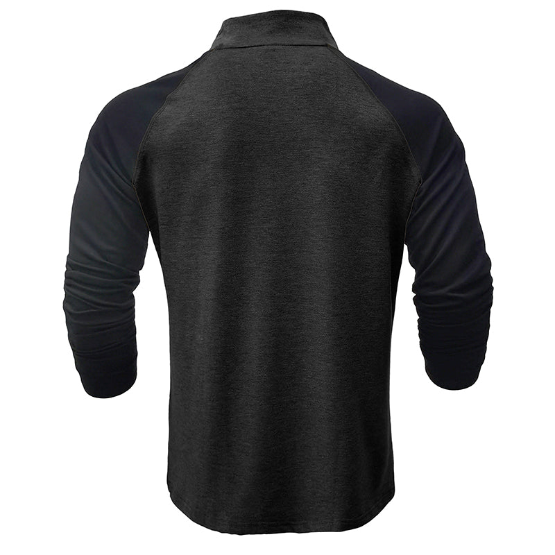 Men’s Quarter Zip Long Sleeve Top