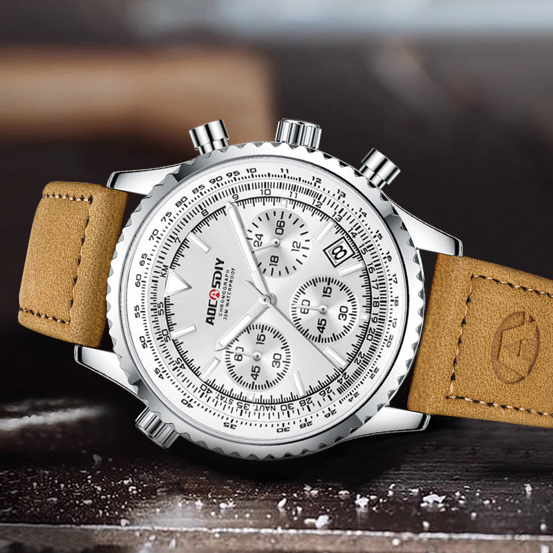Men’s Aviation Chronograph Watch