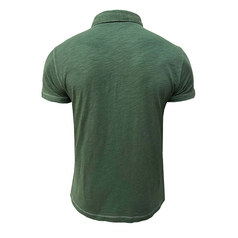 Men’s Short Sleeve Knit Collared Shirt