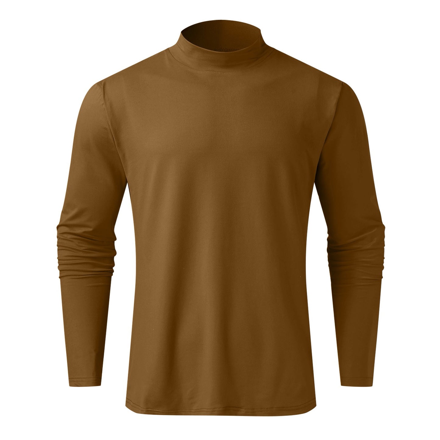 Men’s Long Sleeve Mock Neck Top