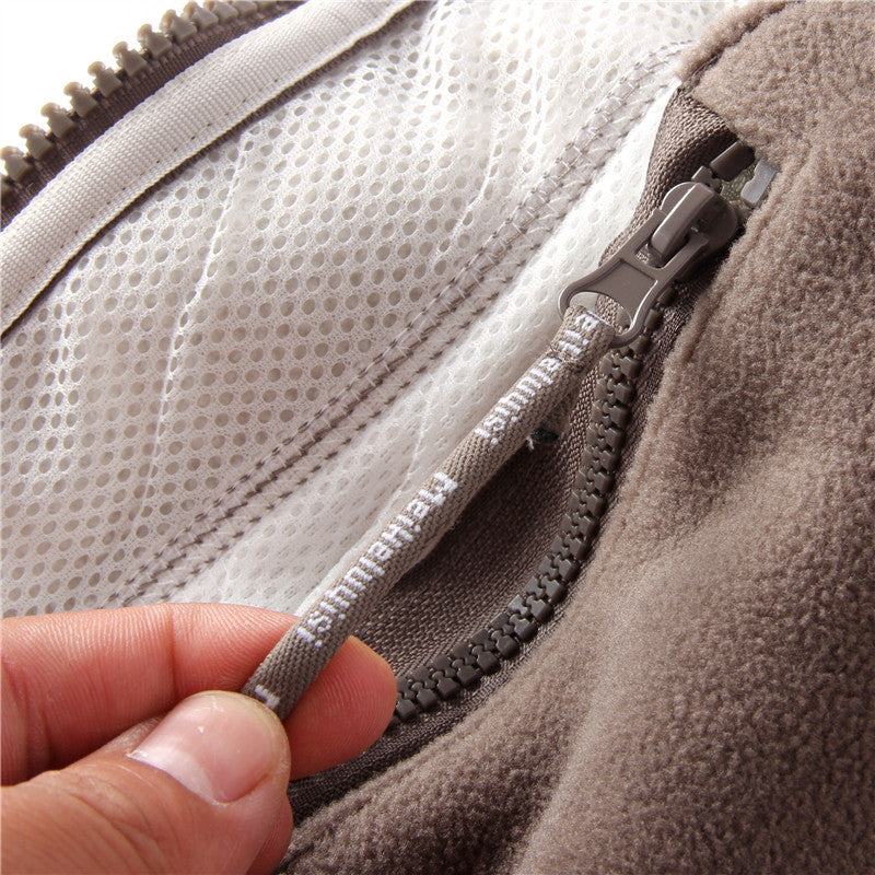 Men’s Fleece Jacket With Zip Front