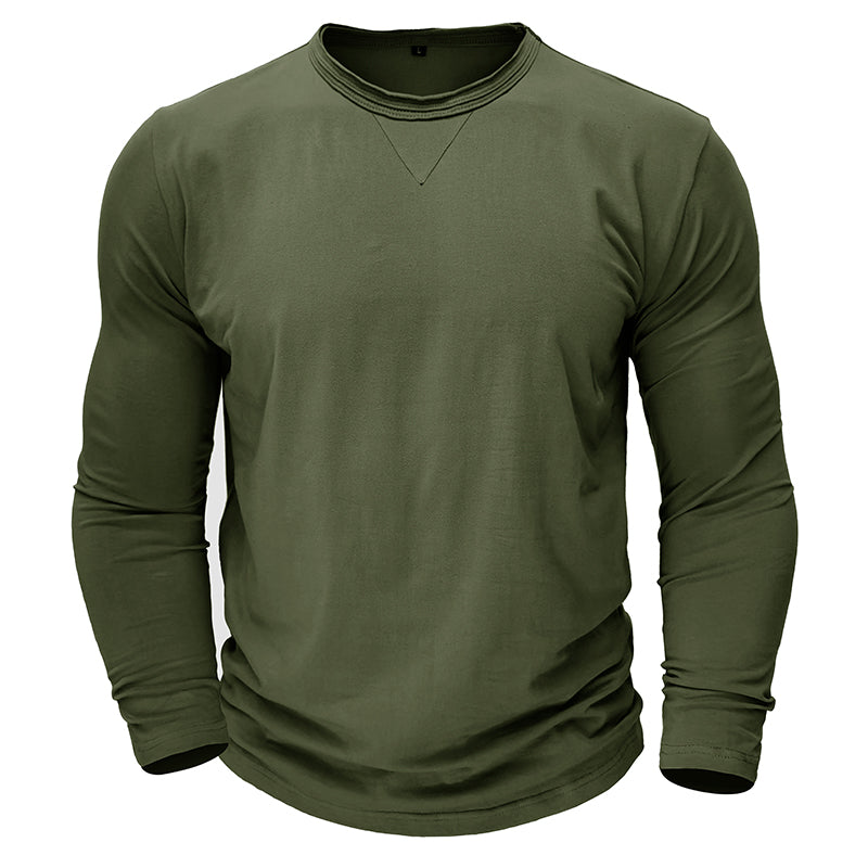 Men’s Long Sleeve Crew Neck Shirt