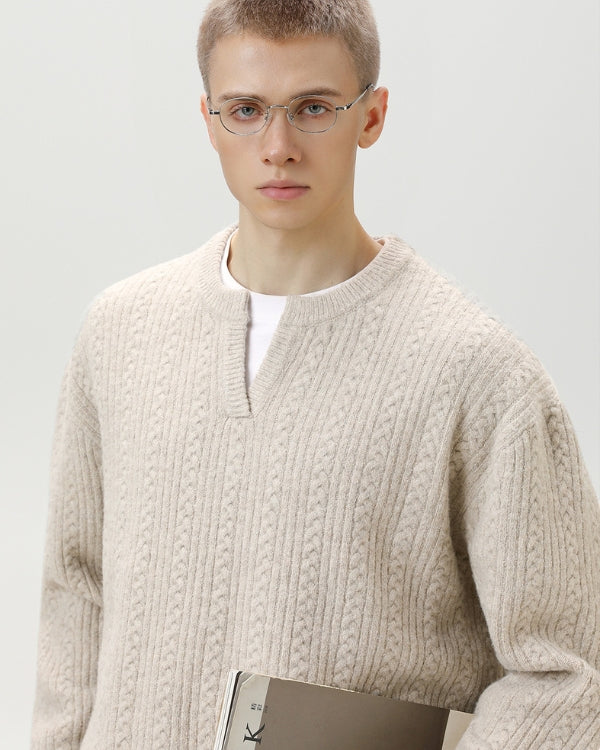 Cable Knit Pullover