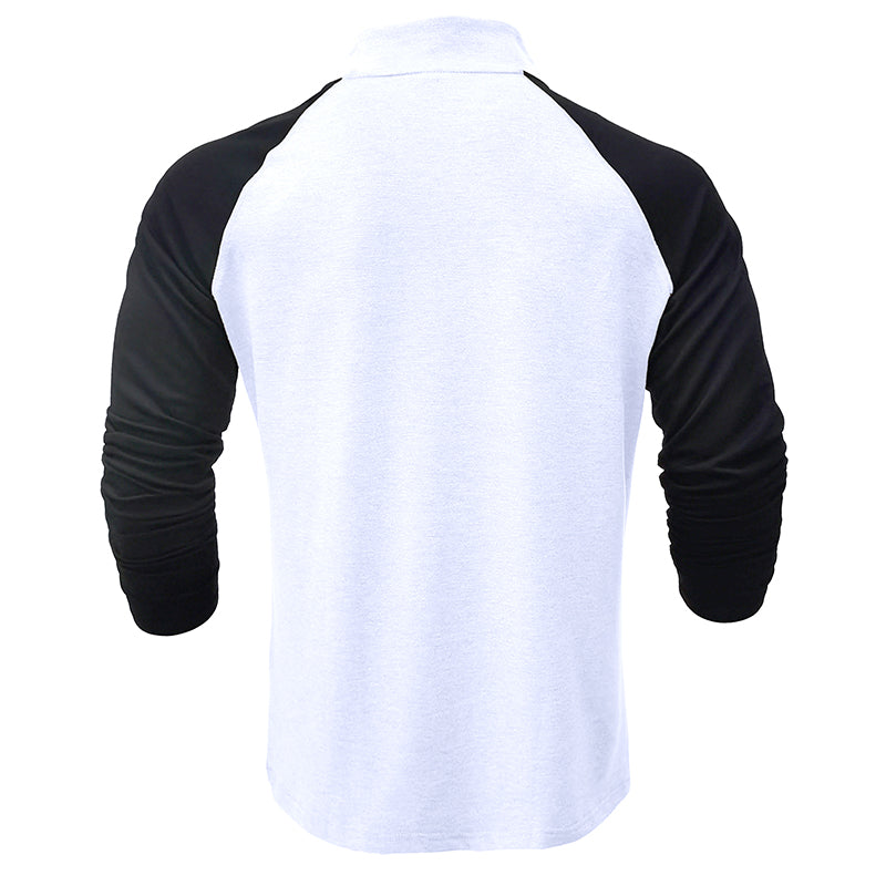 Men’s Quarter Zip Long Sleeve Top