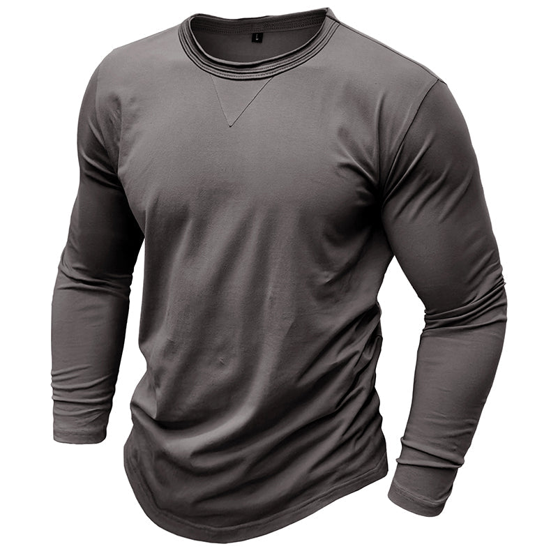 Men’s Long Sleeve Crew Neck Shirt