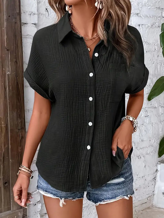 The Button-Up Blouse for Women