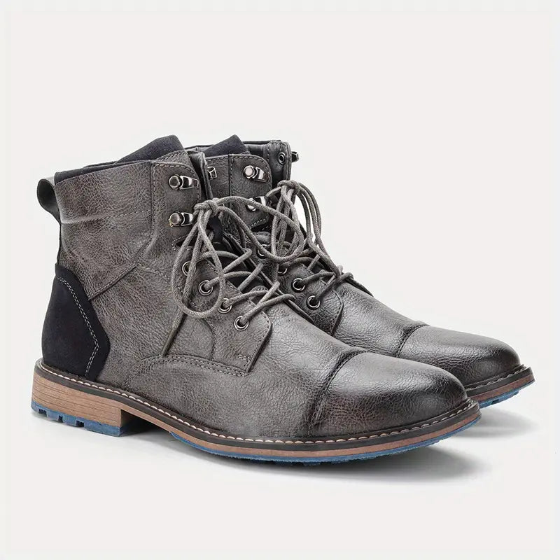 Forge Ridge Lace-Up Ankle Boots