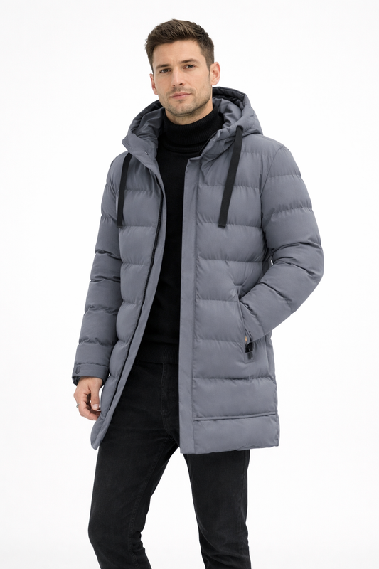 Long Men's Puffer Jacket