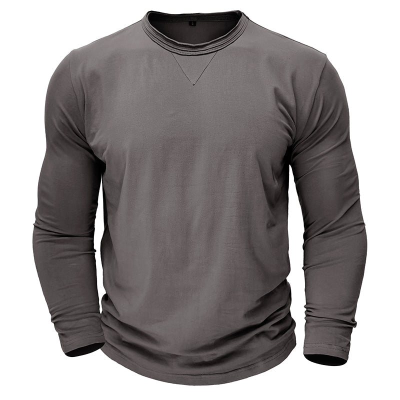 Men’s Long Sleeve Crew Neck Shirt