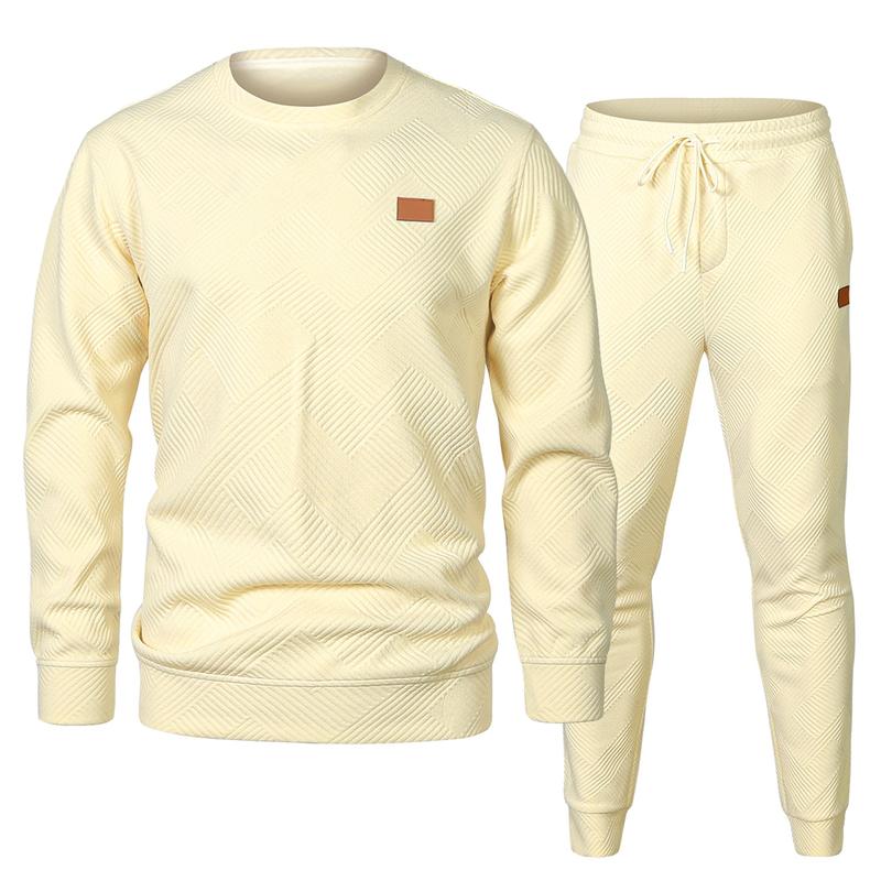 Embossed Knit Sweat Set