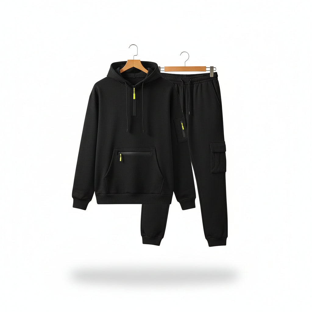 Utility Zip Hoodie Set