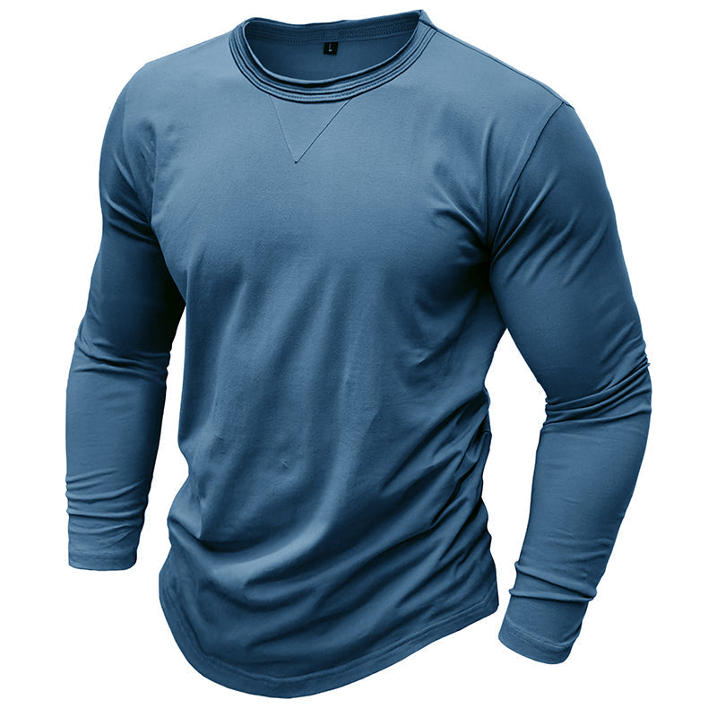 Men’s Long Sleeve Crew Neck Shirt