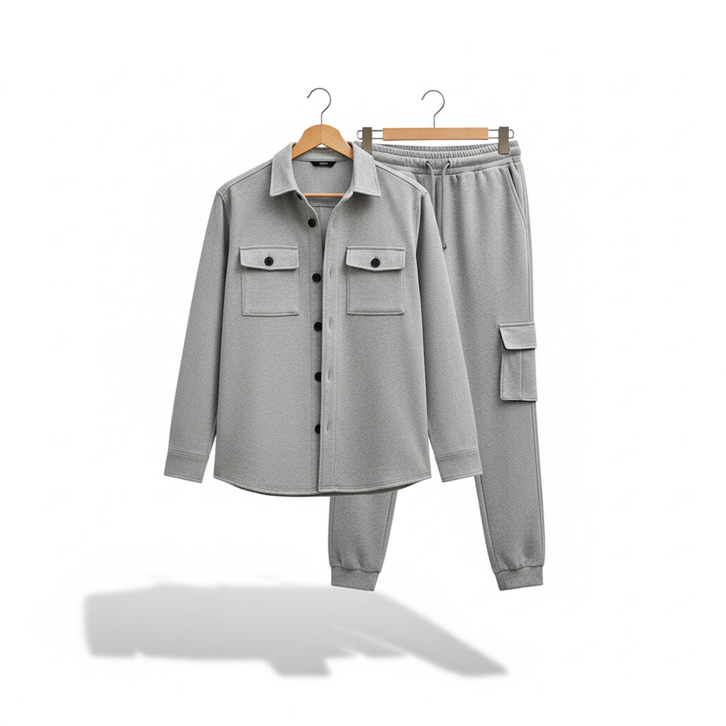 Button Utility Shirt City Set