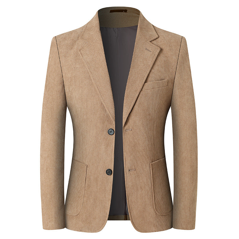 Men’s Double Button Structured Blazer Jacket
