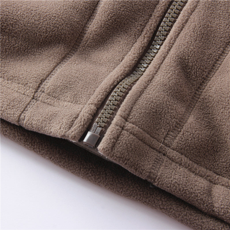 Men’s Fleece Jacket With Zip Front