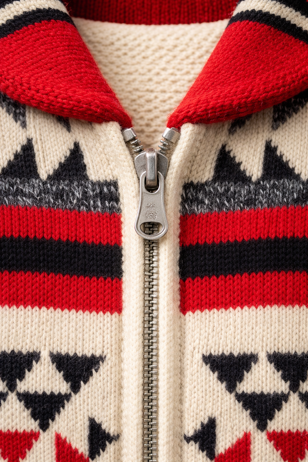 Men’s Heritage Pattern Zip Cardigan