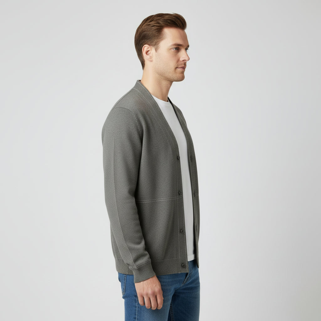 Open Front Knit Cardigan