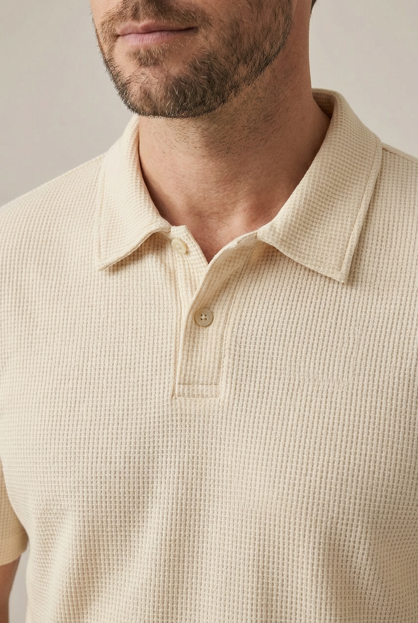 Seabrook Waffle Knit Polo