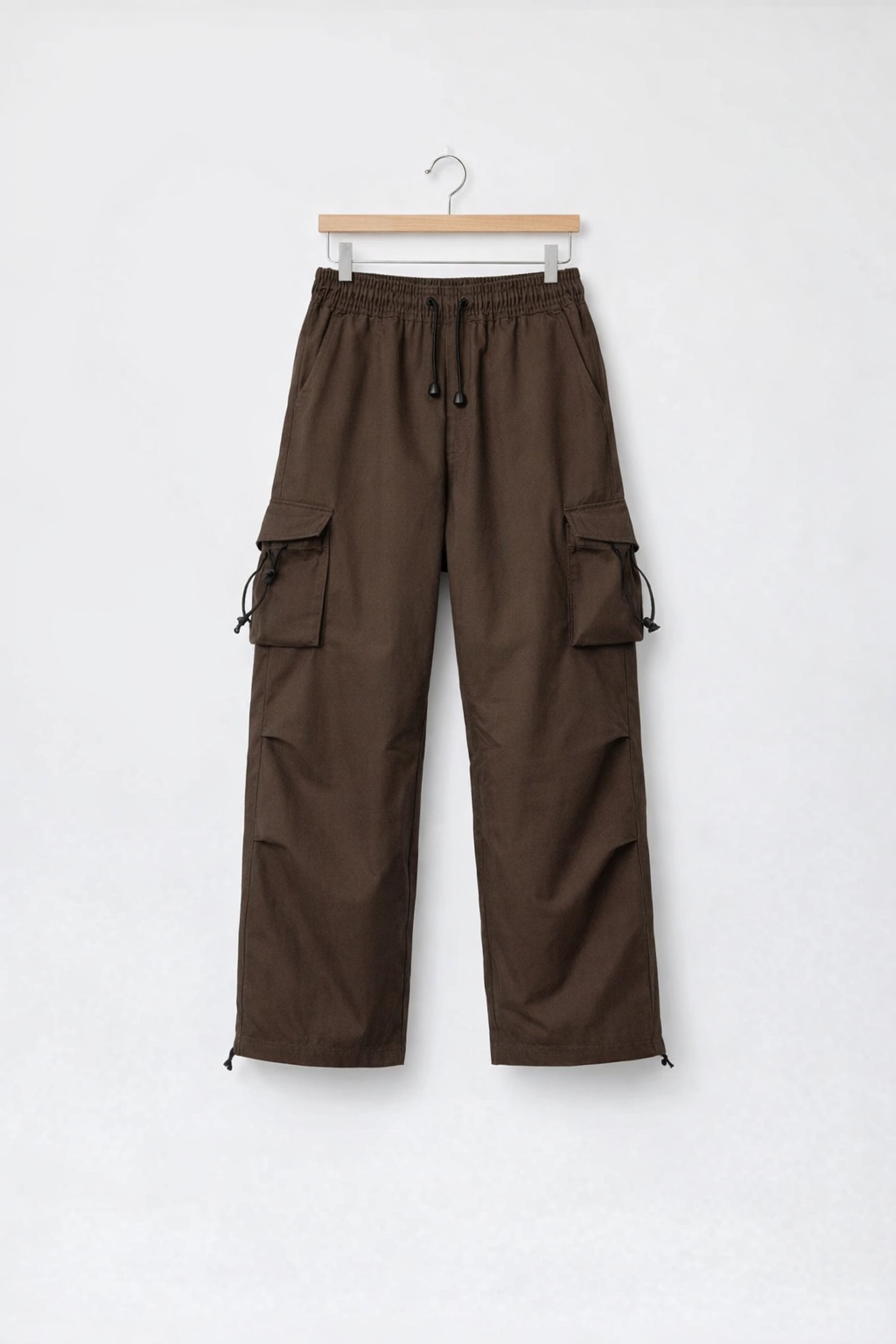 Utility Wide-Leg Cargo Trousers