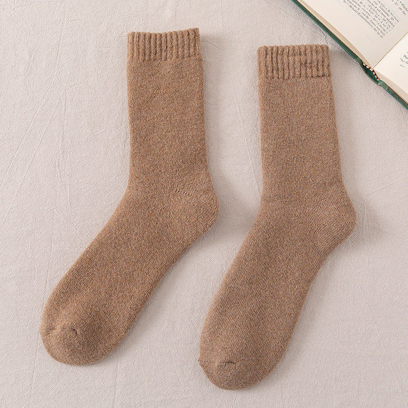 Men’s Fleece Lined Wool Crew Socks