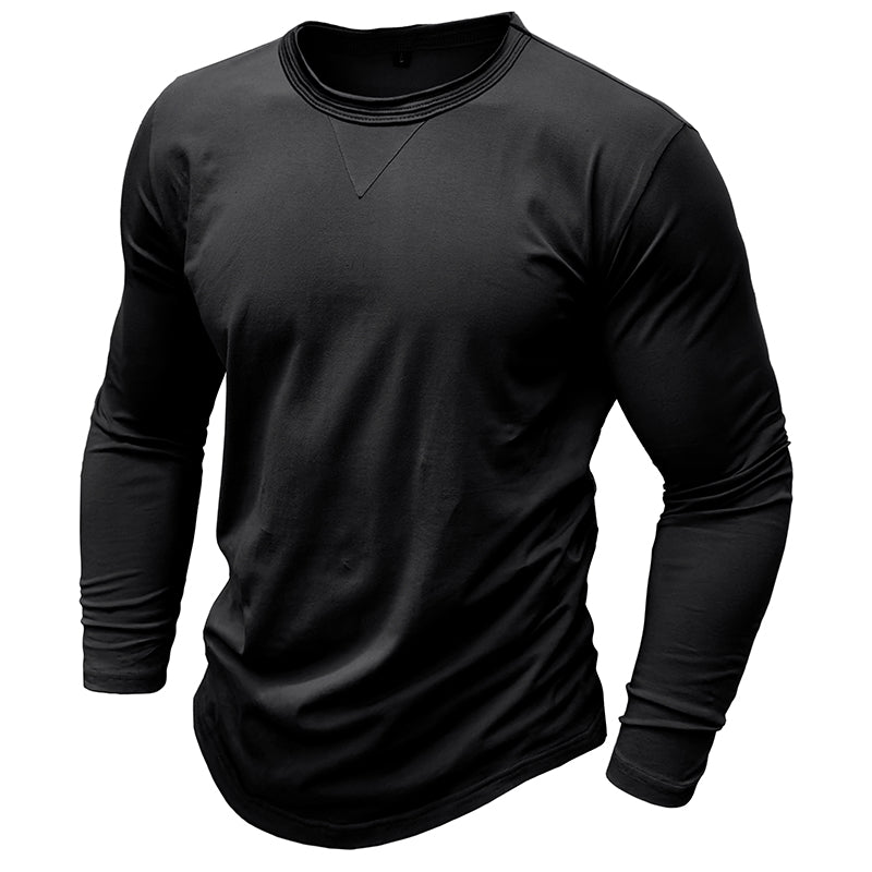 Men’s Long Sleeve Crew Neck Shirt