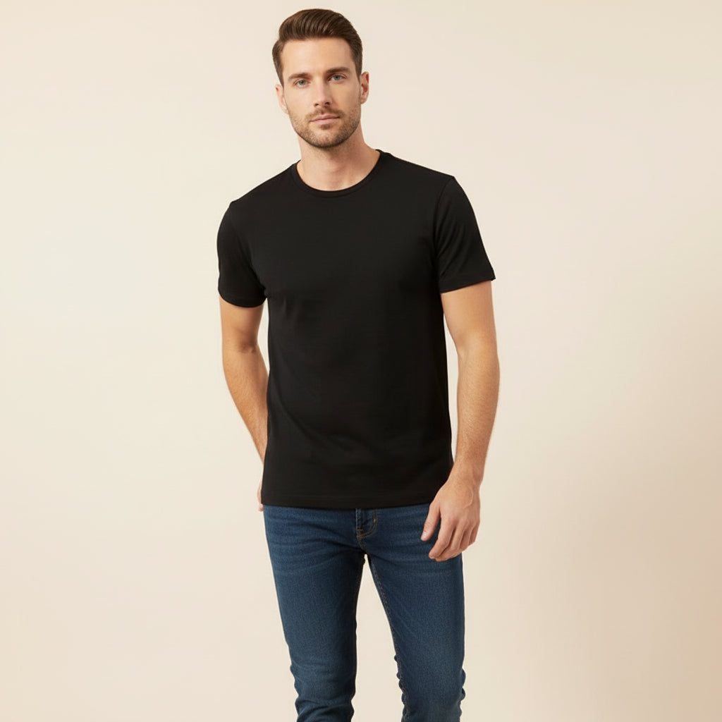 Essential Black Crew Neck T-Shirt
